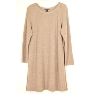 Eileen Fisher cashmere tunic M beige new